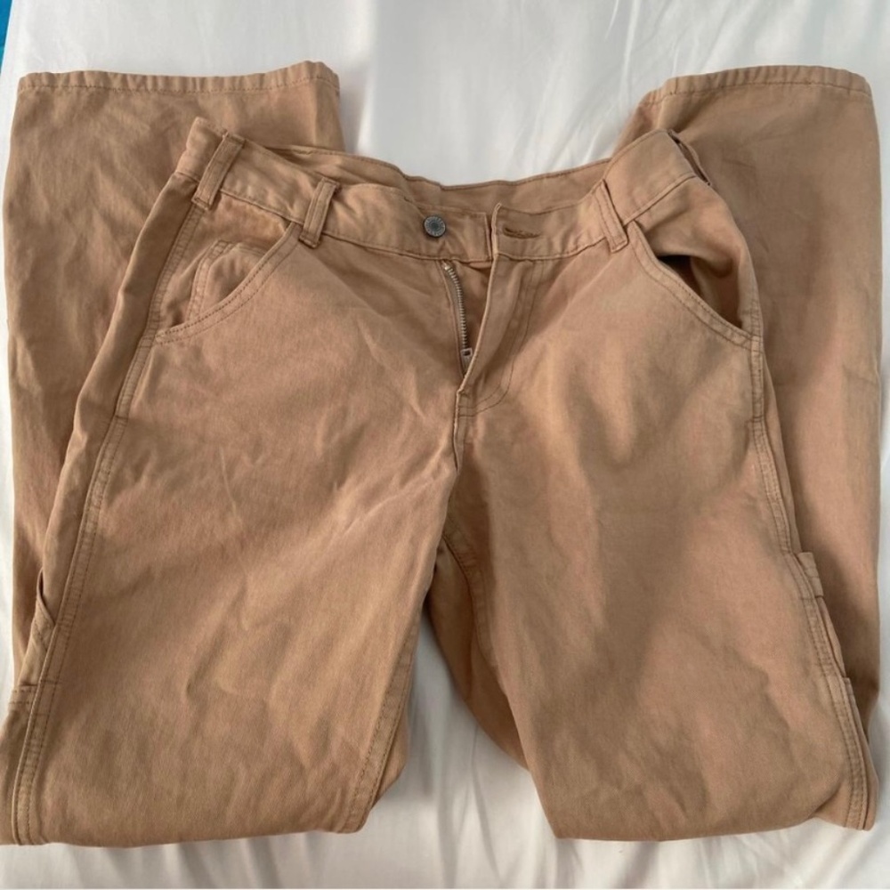 brandy Melville John galt tan carpenter cargo pants